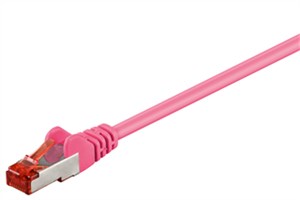 CAT 6 Patch Cable, S/FTP (PiMF), magenta