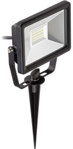 LED outdoor floodlight with a ground spike, 20 W