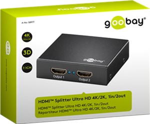 HDMI™ Splitter, 1 In/2 Out (Full HD) HDMI™ Splitter, 1 In/2 Out (Full HD)