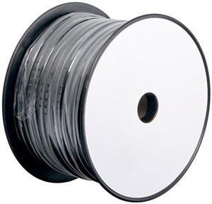 Telephone flat cables 6-core, 100 m reel, AWG 30, CU (copper)