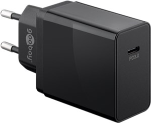 USB-C™ PD (Power Delivery) Fast Charger (25 W), Black